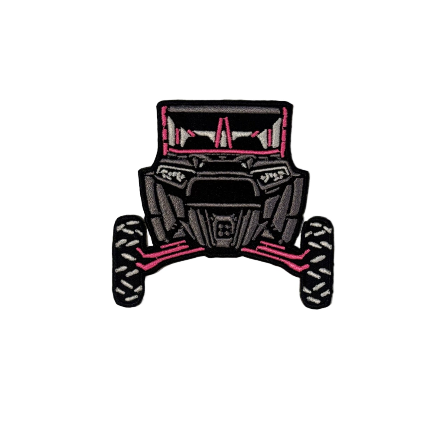 Pink & Gray Razor Patch