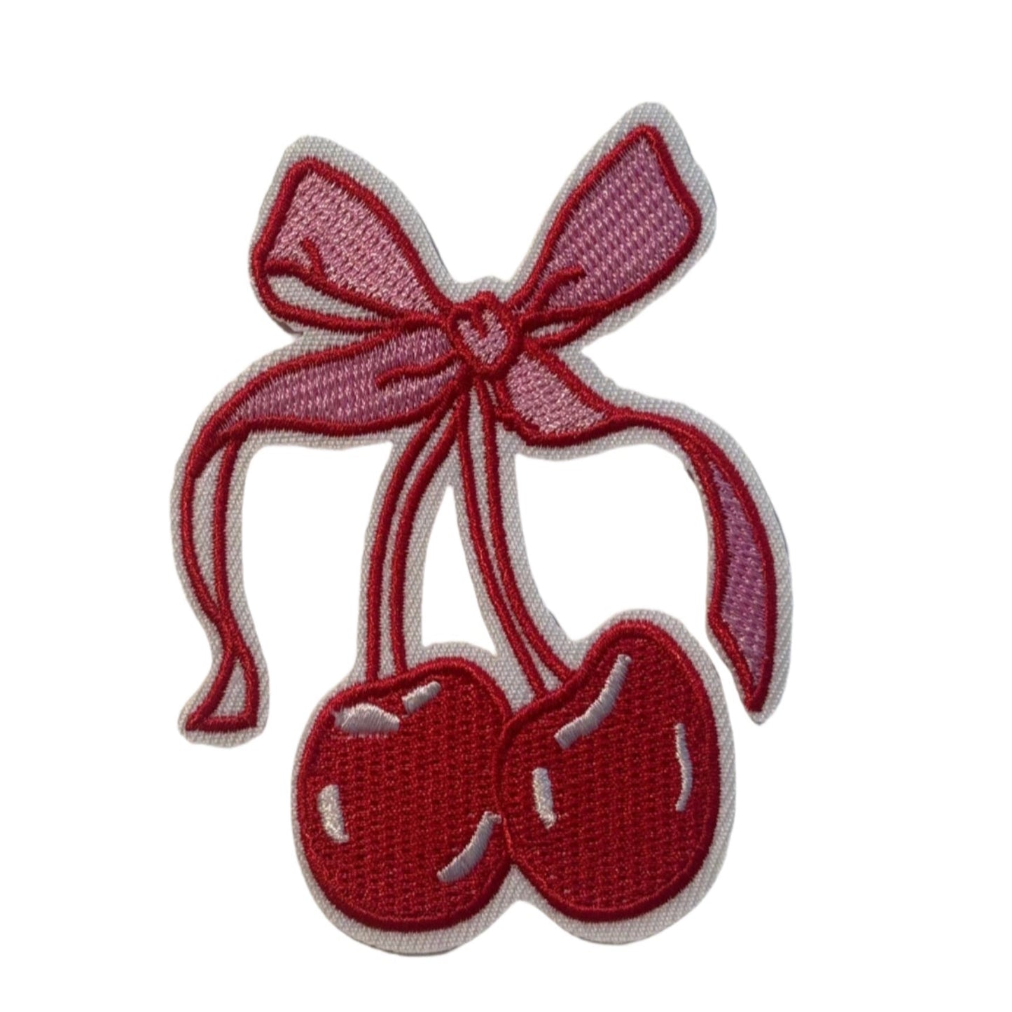 Cherry Bow Patch