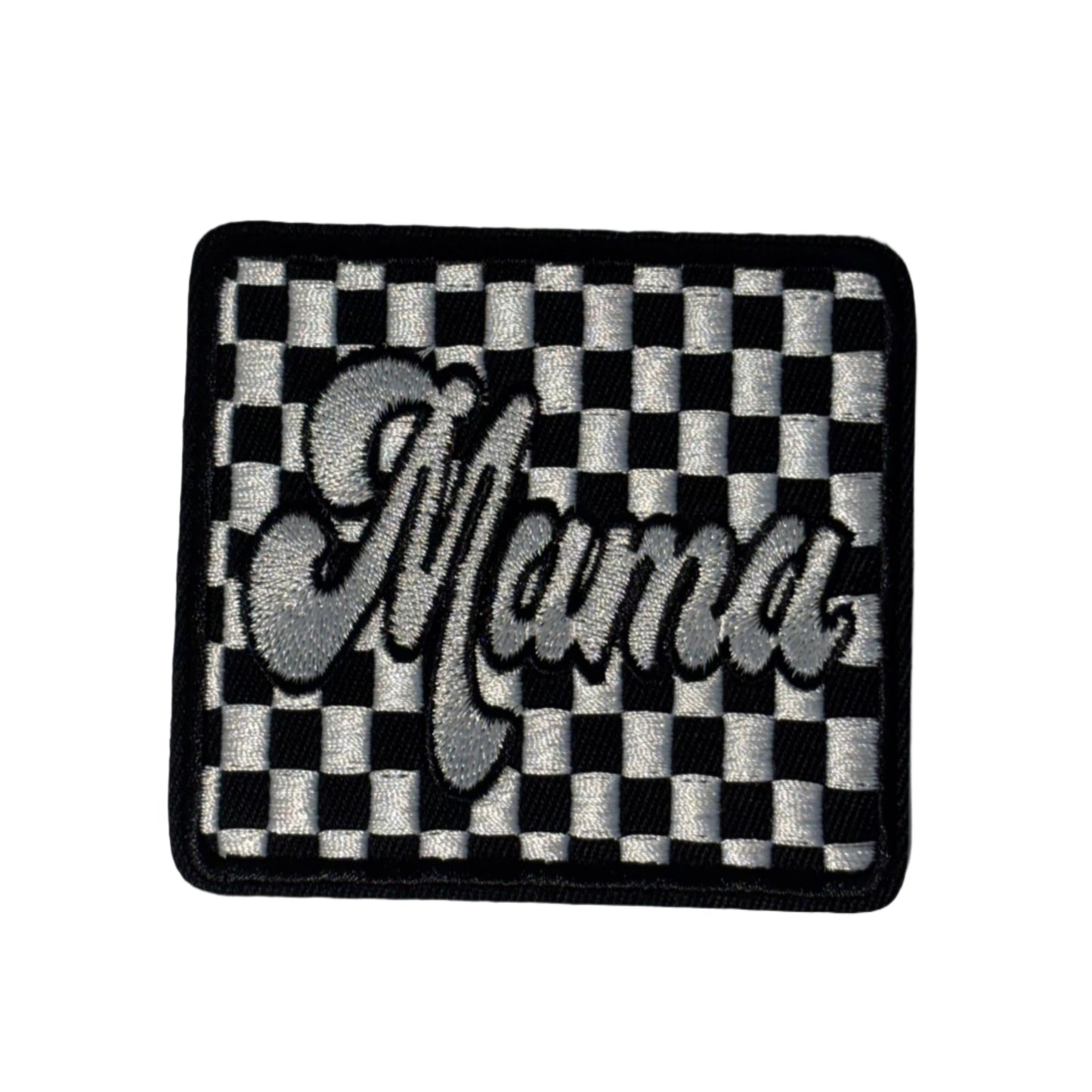 Checkered Mama Patch