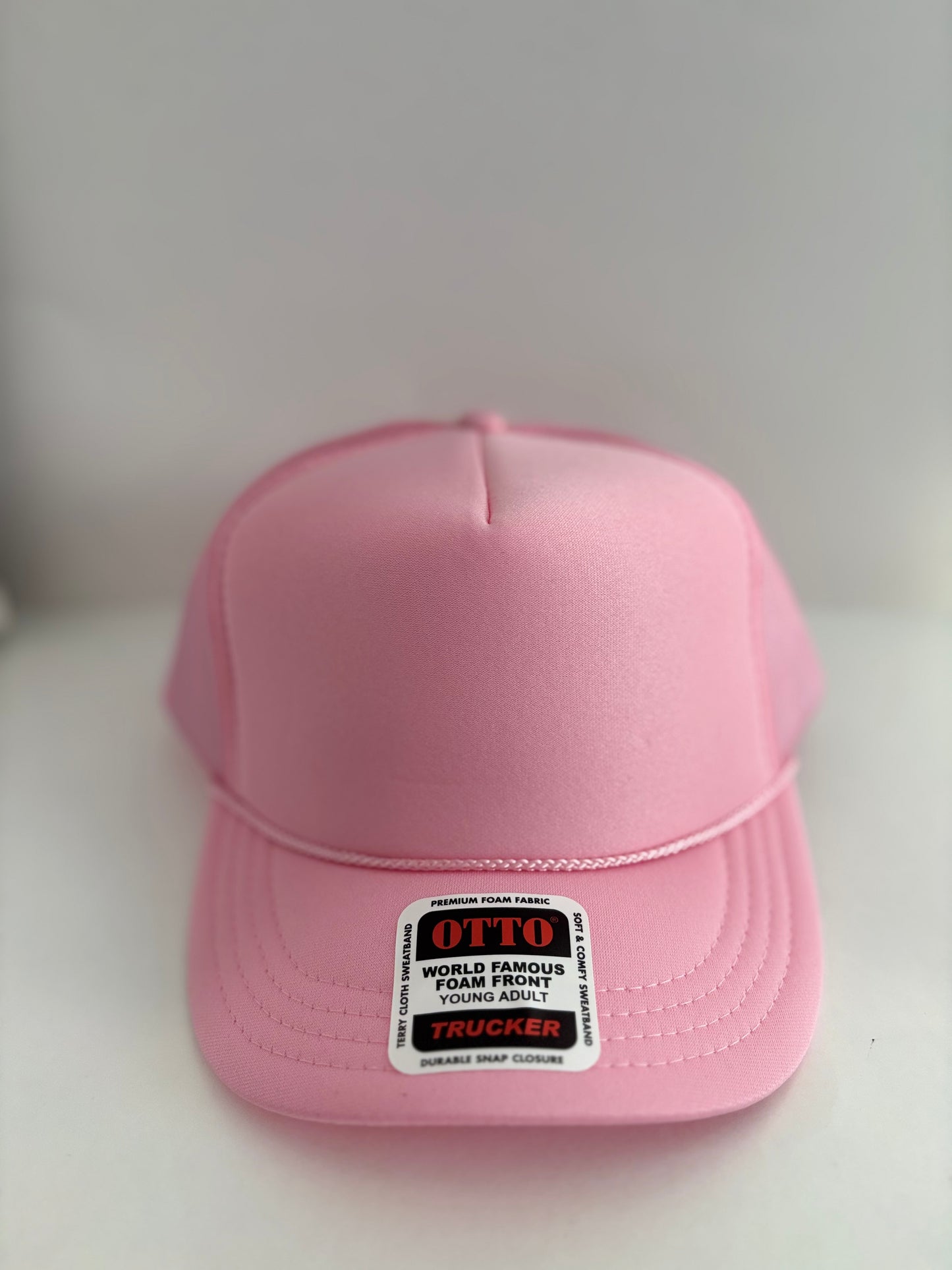 YOUTH High Profile Snapback Trucker Hat- Pink