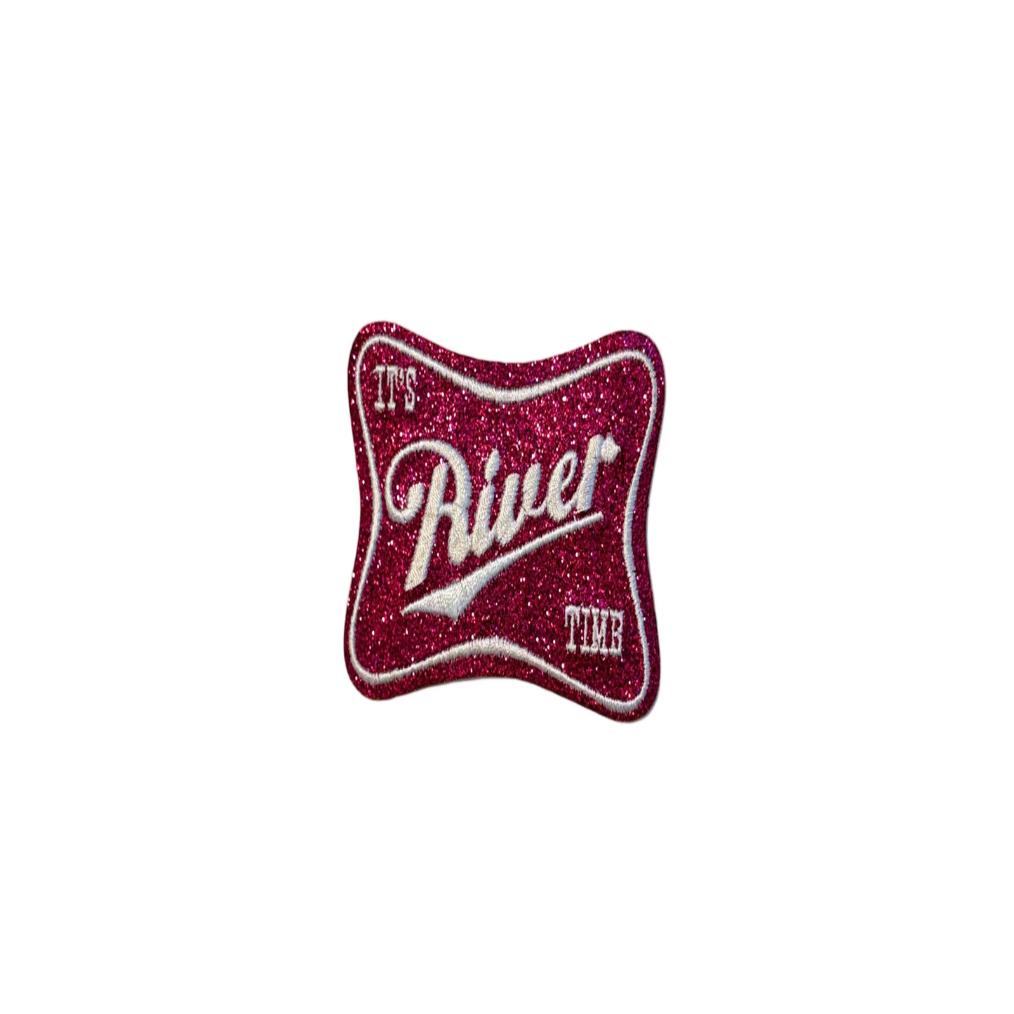 It's River Time Glitter Patch
