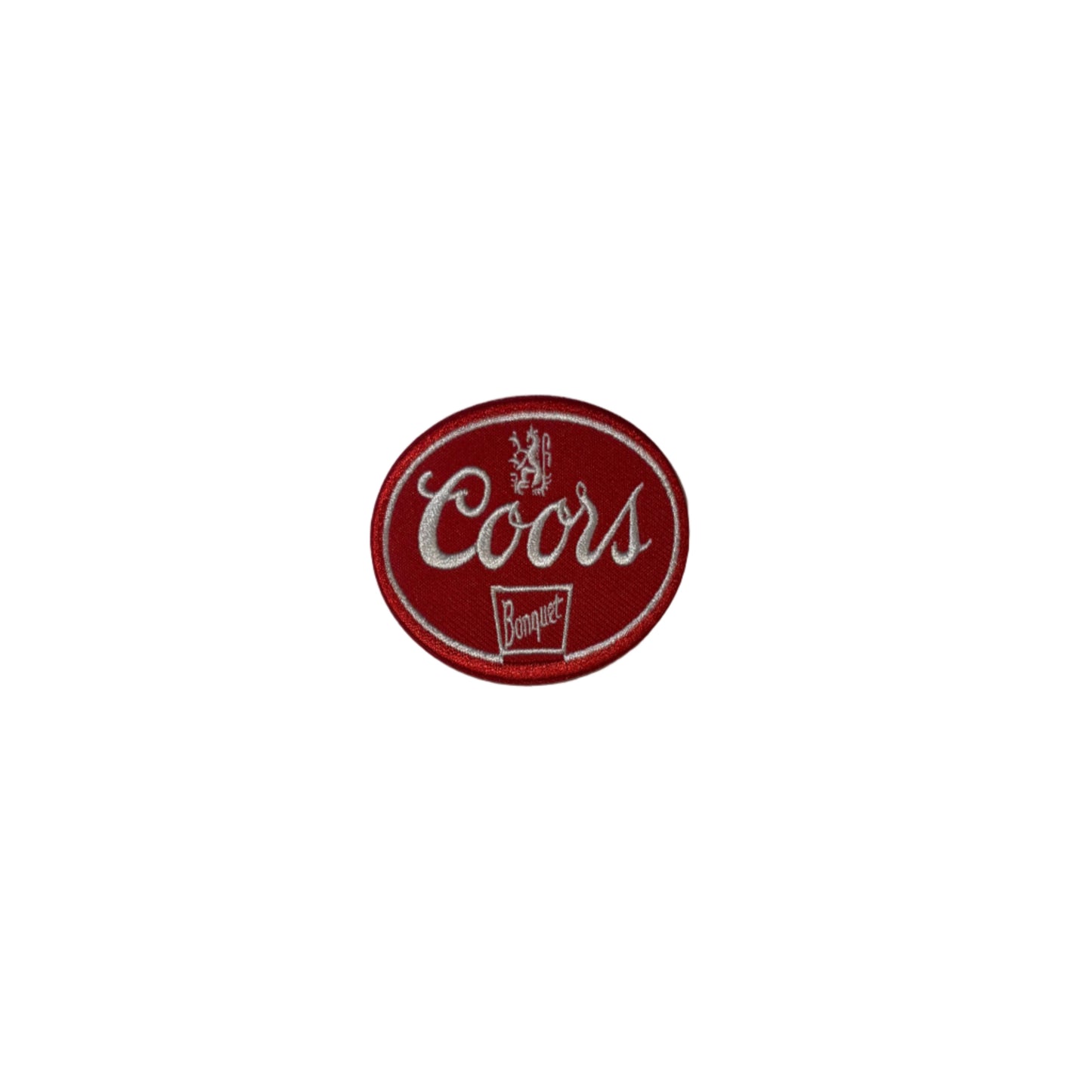 Red Coors Banquet Patch