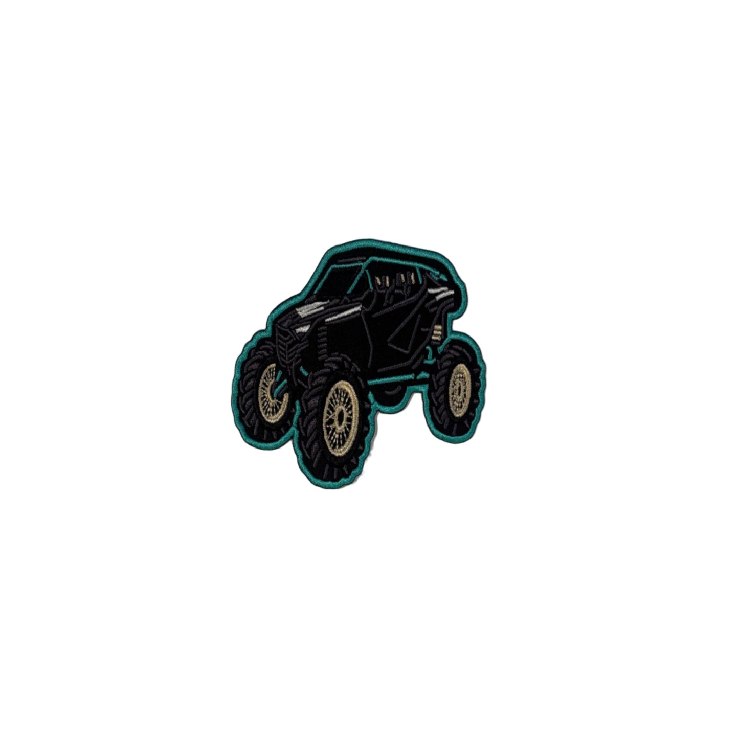 Blk & Teal Buggy Patch