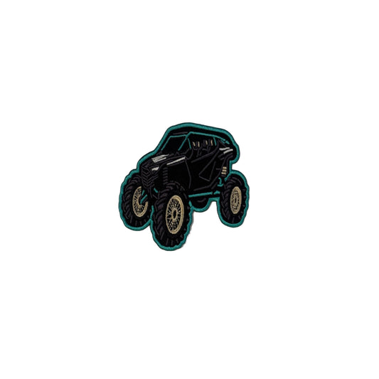 Blk & Teal Buggy Patch