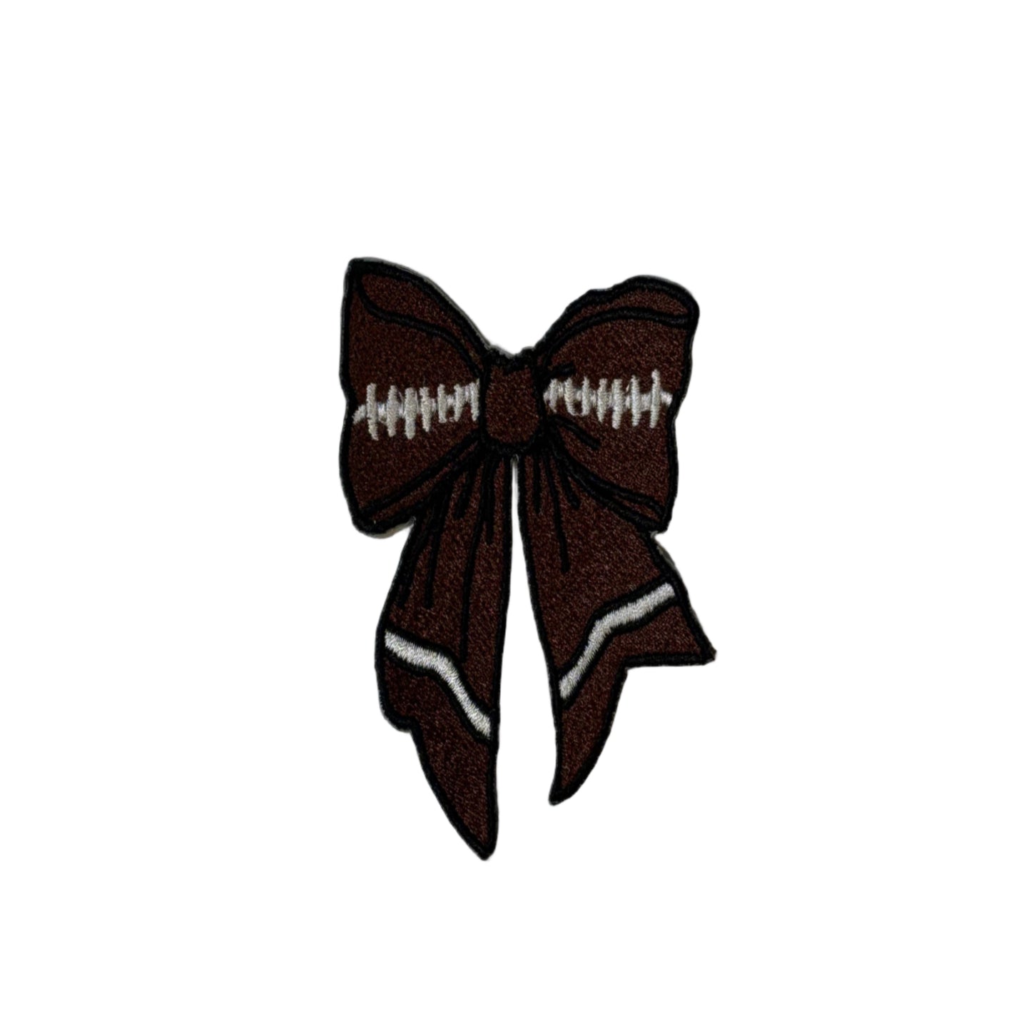 Football Bow Patch