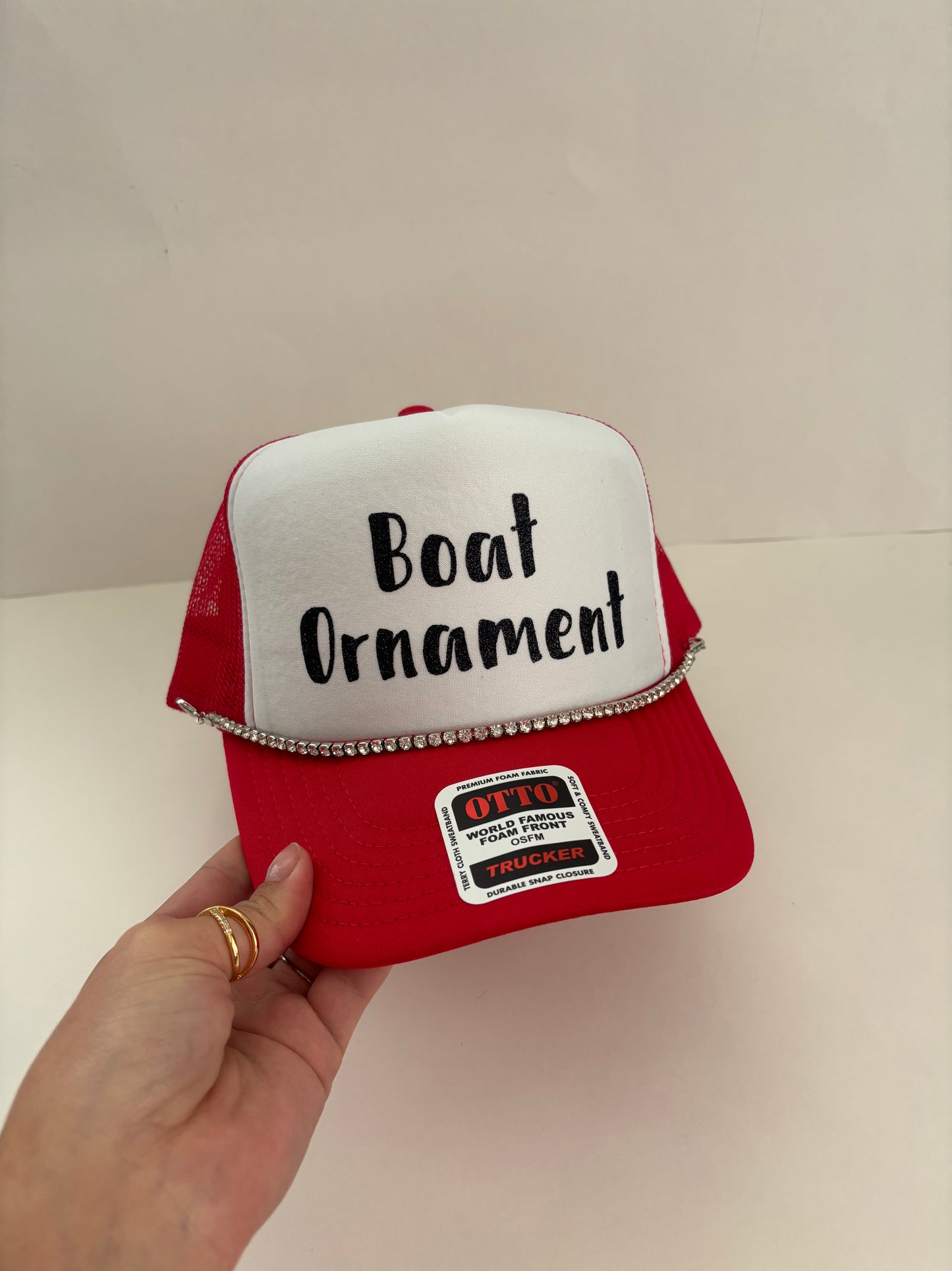 Boat Ornament Trucker Hat