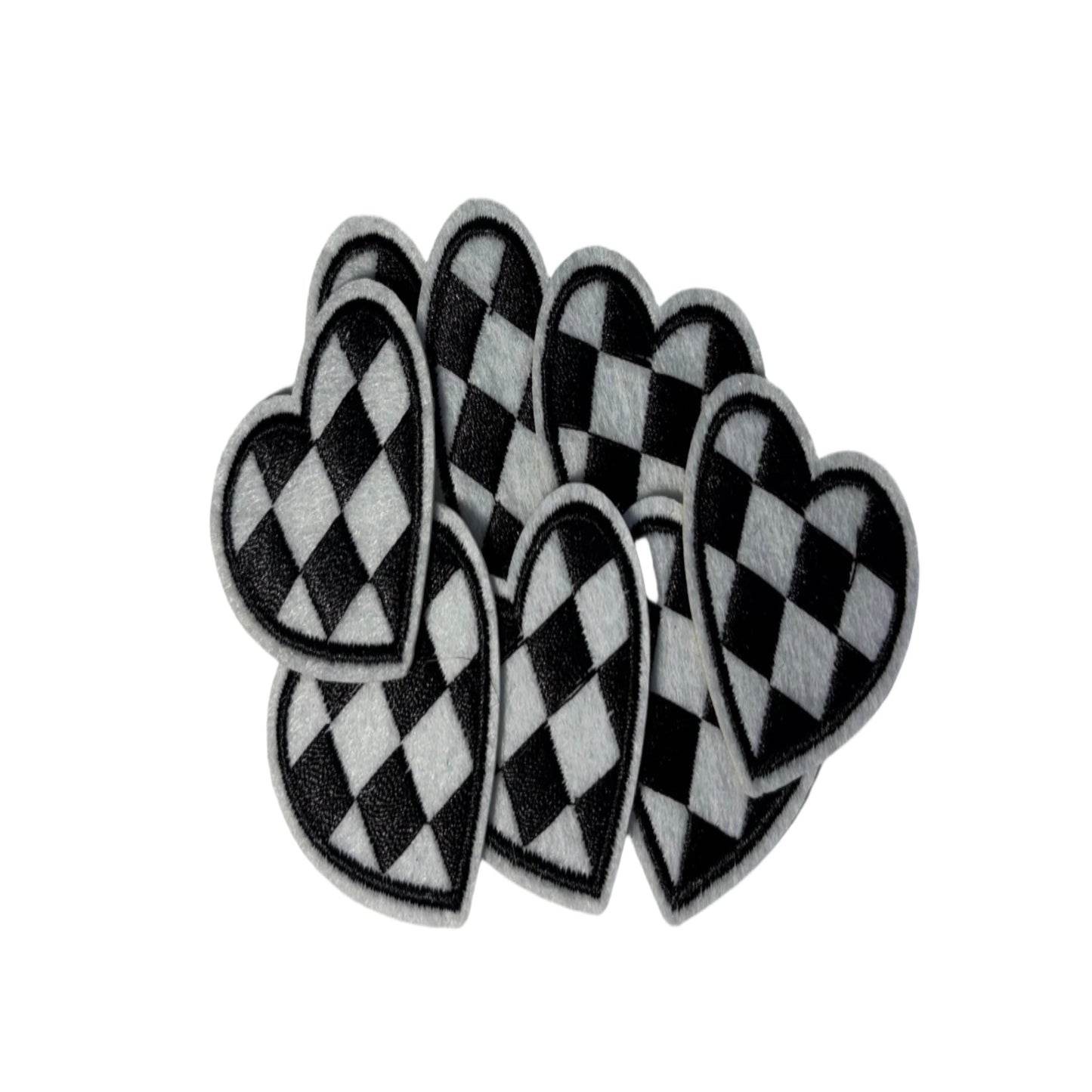 Checkered Heart Patch