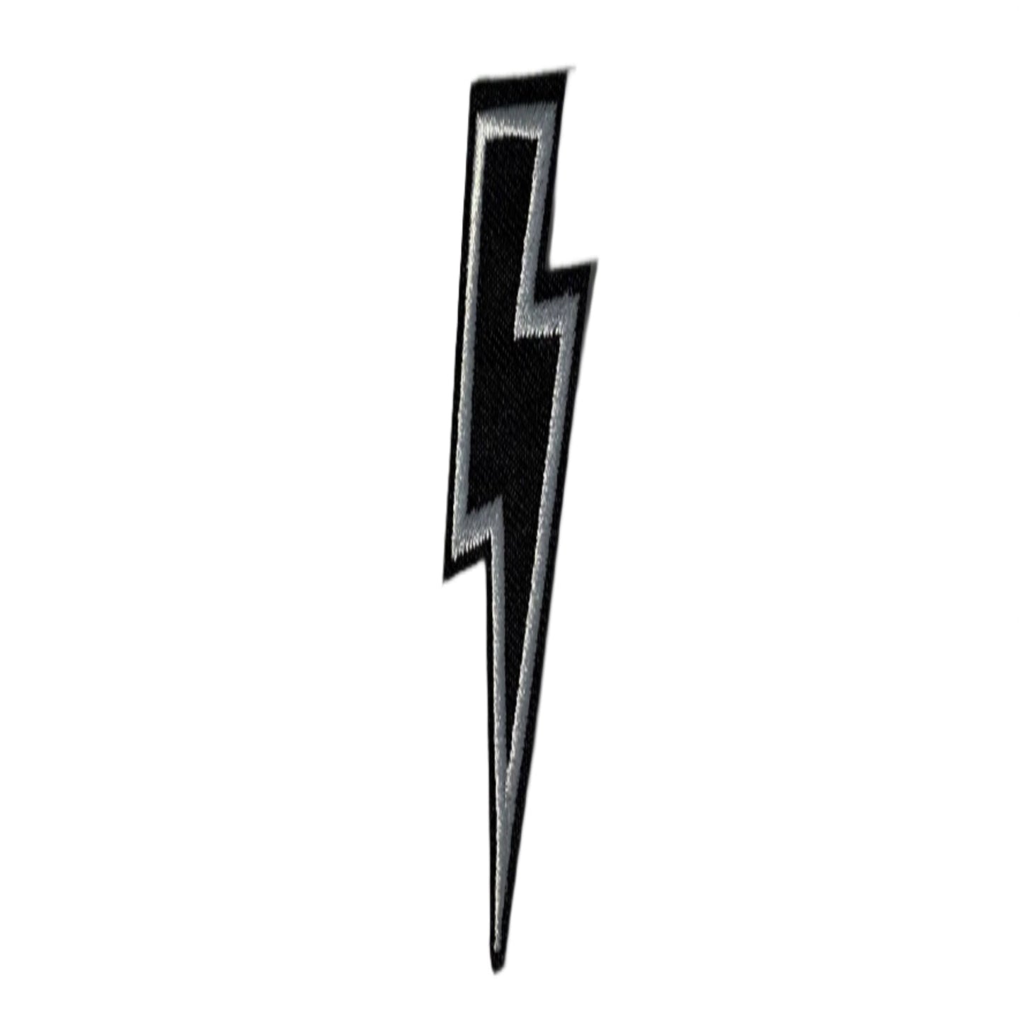 B & W Lightning Bolt Filler Patch