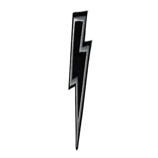 B & W Lightning Bolt Filler Patch