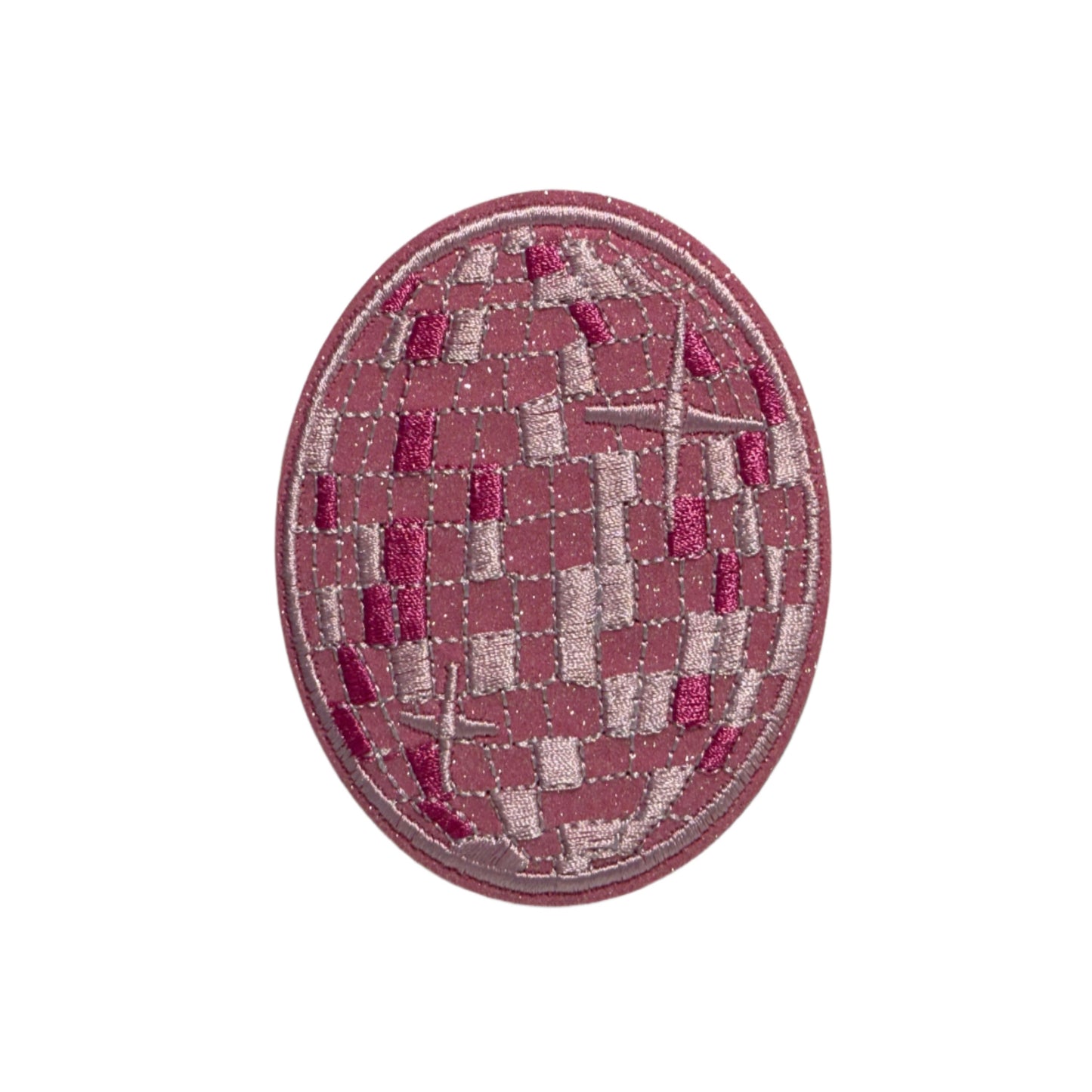 Pink Disco Ball Patch