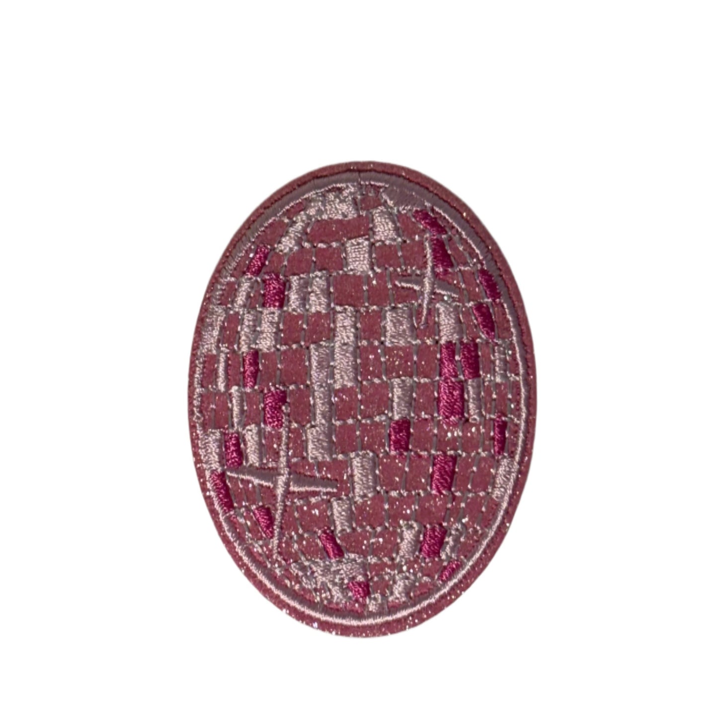 Pink Disco Ball Patch