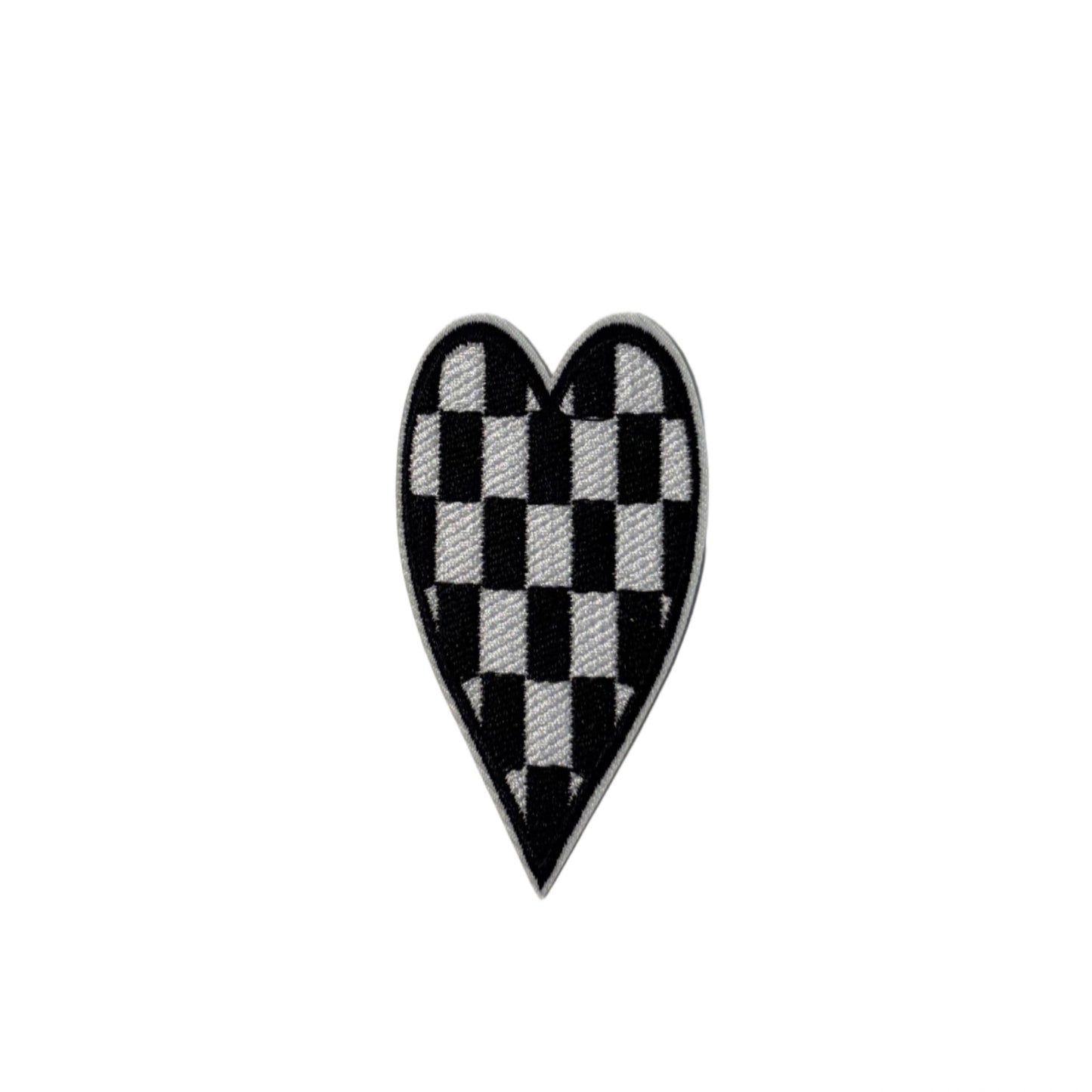 Checkered Heart Patch