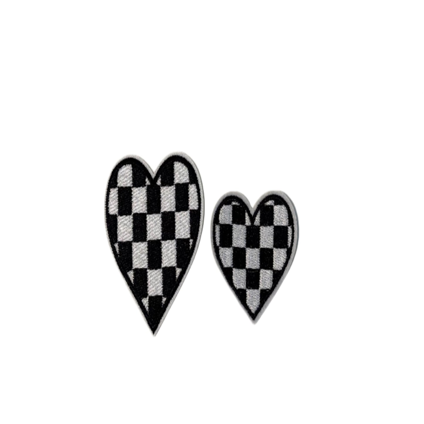 Checkered Heart Patch