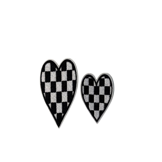Checkered Heart Patch