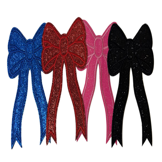 Big Bow Glitter Patch