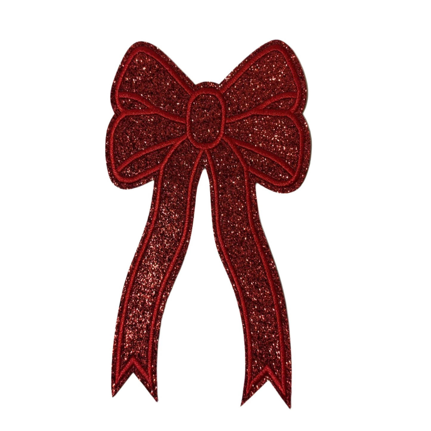 Big Bow Glitter Patch