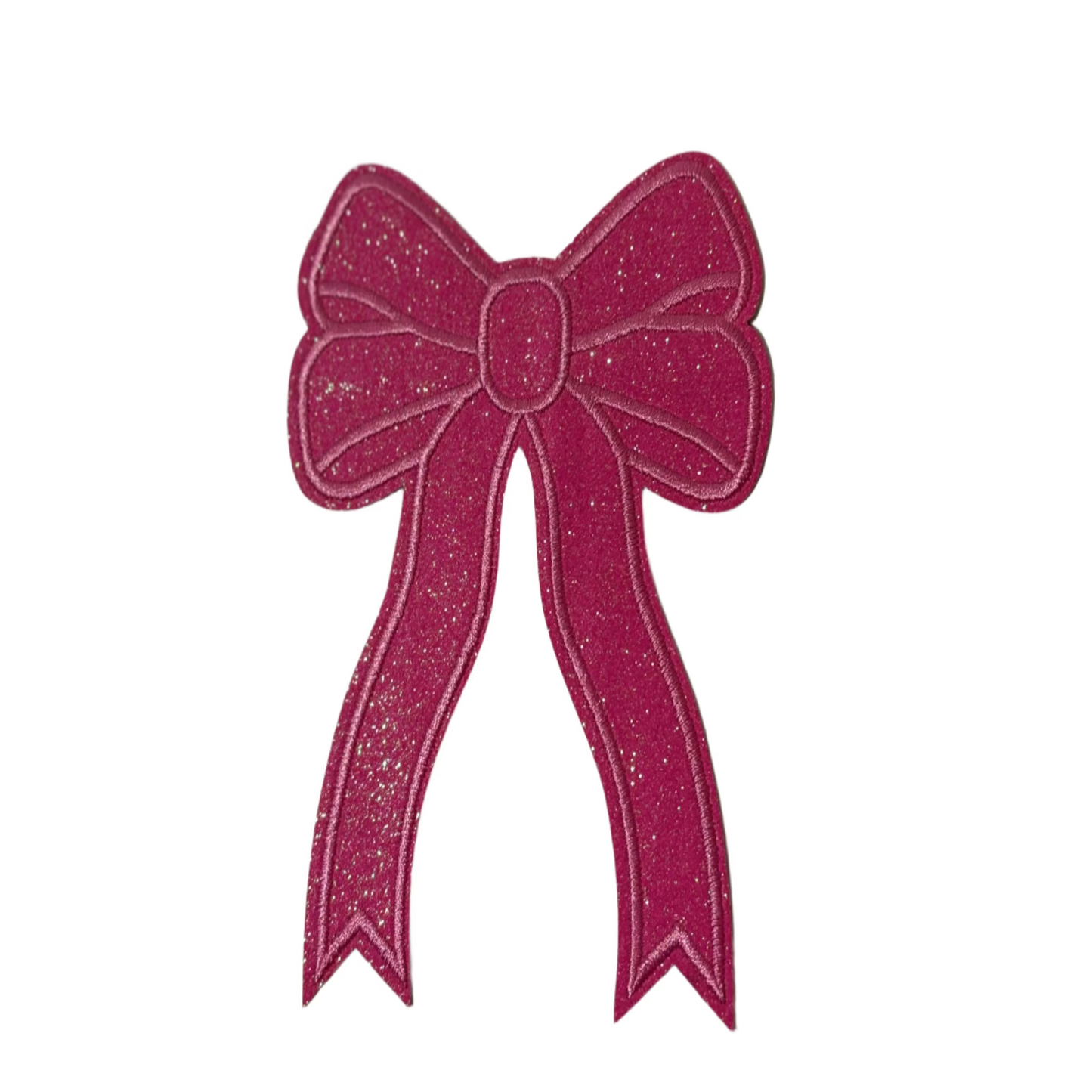 Big Bow Glitter Patch
