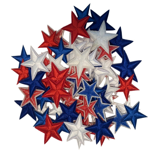 Red, White, and Blue Star Filler Patch