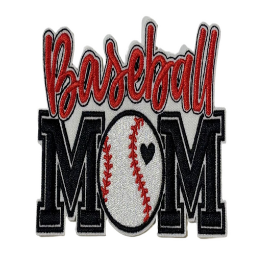 Baseball Mom Patch