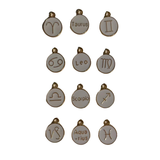 White Zodiac Charm