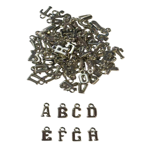 Letter Charms- SILVER