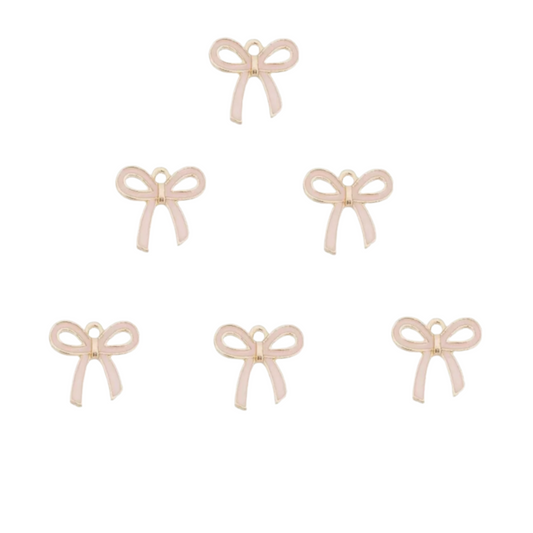 Pink Bow Charm